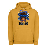Pigment Peanut Butter Cheer Mom Afro Messy Bun Urban Hoodie - texasbilliewilder