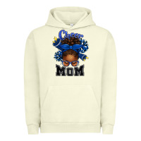 Pigment Pistachio Cheer Mom Afro Messy Bun Urban Hoodie - texasbilliewilder