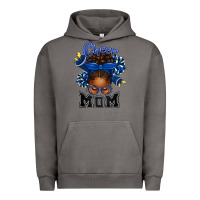 Pigment Tornado Cheer Mom Afro Messy Bun Urban Hoodie - texasbilliewilder