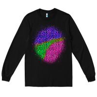 Black halloween leopard patch 1 Long Sleeve Tee - BundleAndBundleShop
