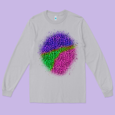 Halloween Leopard Patch 1 Long Sleeve Tee Designed By Bundleandbundleshop