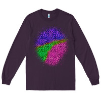 Plum halloween leopard patch 1 Long Sleeve Tee - BundleAndBundleShop