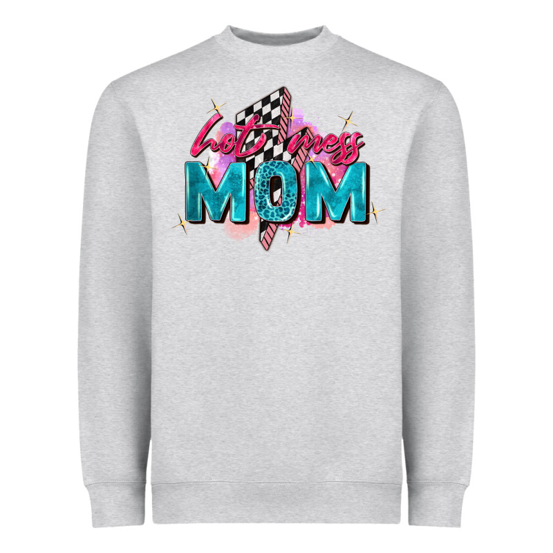 Hot Mess Mom Heavyweight Sweatshirt by Zillion Design Studio | Teevron