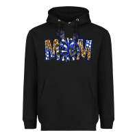 Black cheer mom Heavyweight Hoodie - NancyCooperArtShop