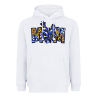 White cheer mom Heavyweight Hoodie - NancyCooperArtShop