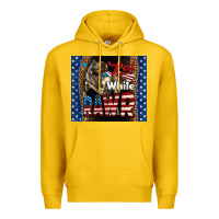 Lemon Western Red White Rawr Dinosaur Premium Hoodie - LillyAllenDesigns