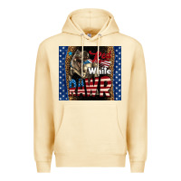 Pina Colada Western Red White Rawr Dinosaur Premium Hoodie - LillyAllenDesigns