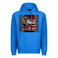 True Royal Western Red White Rawr Dinosaur Premium Hoodie - LillyAllenDesigns