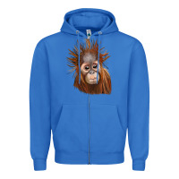 True Royal baby orangutan Zipper Hoodie - LillyAllenDesigns