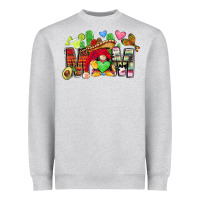Heather Grey mexican mom gnome Heavyweight Sweatshirt - CTS Tumbler Store