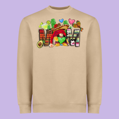 Mexican Mom Gnome Heavyweight Sweatshirt Designed By Cts Tumbler Store