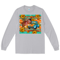 Moon Dust Farm life fall barn and truck Long Sleeve Tee - Artiststas
