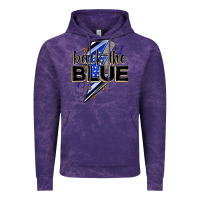 Cloud Purple back the blue with lightning bolt Vintage Hoodie - Zillion Design Studio