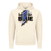 Vintage Artic back the blue with lightning bolt Vintage Hoodie - Zillion Design Studio