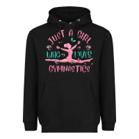 Black just a girl who loves gymnastics Heavyweight Hoodie - MaliasSmallBusiness