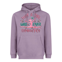 Lavender just a girl who loves gymnastics Heavyweight Hoodie - MaliasSmallBusiness