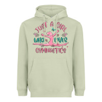 Matcha just a girl who loves gymnastics Heavyweight Hoodie - MaliasSmallBusiness