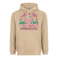 Mushroom just a girl who loves gymnastics Heavyweight Hoodie - MaliasSmallBusiness