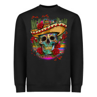 Black mexican skeleton Heavyweight Sweatshirt - CTS Tumbler Store