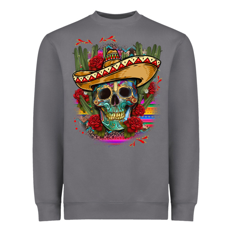 Mexican Skeleton Heavyweight Sweatshirt by CTS Tumbler Store | Teevron