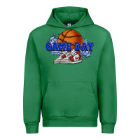 Emerald Game day Basketball Urban Hoodie - NancyCooperArtShop