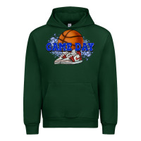 Forest Green Game day Basketball Urban Hoodie - NancyCooperArtShop