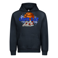Navy Game day Basketball Urban Hoodie - NancyCooperArtShop