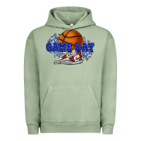 Pigment Oil Green Game day Basketball Urban Hoodie - NancyCooperArtShop