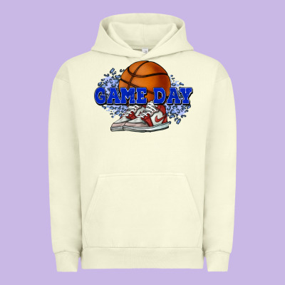 Game Day Basketball Urban Hoodie Designed By Nancycooperartshop