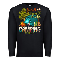 Black fires friends drinks camping crew Premium Sweatshirt - NancyCooperArtShop