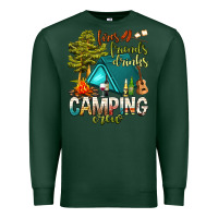 Sports Green fires friends drinks camping crew Premium Sweatshirt - NancyCooperArtShop