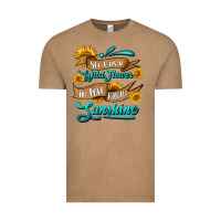 She Was A Wild Flower In Love With The Sunshine Vintage Tee | Teevron