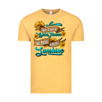 Vintage Mustard she was a wild flower in love with the sunshine Vintage Tee - HRA Design Shop