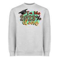 Heather Grey i'm 2023 done Heavyweight Sweatshirt - Zillion Design Studio