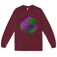 Burgundy halloween leopard patch Long Sleeve Tee - BundleAndBundleShop