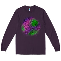 Plum halloween leopard patch Long Sleeve Tee - BundleAndBundleShop