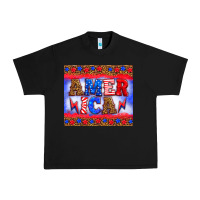 Black america thunderbolt Urban Heavy Tee - HRA Design Shop