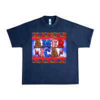 Navy america thunderbolt Urban Heavy Tee - HRA Design Shop