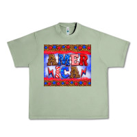 Oil Green america thunderbolt Urban Heavy Tee - HRA Design Shop