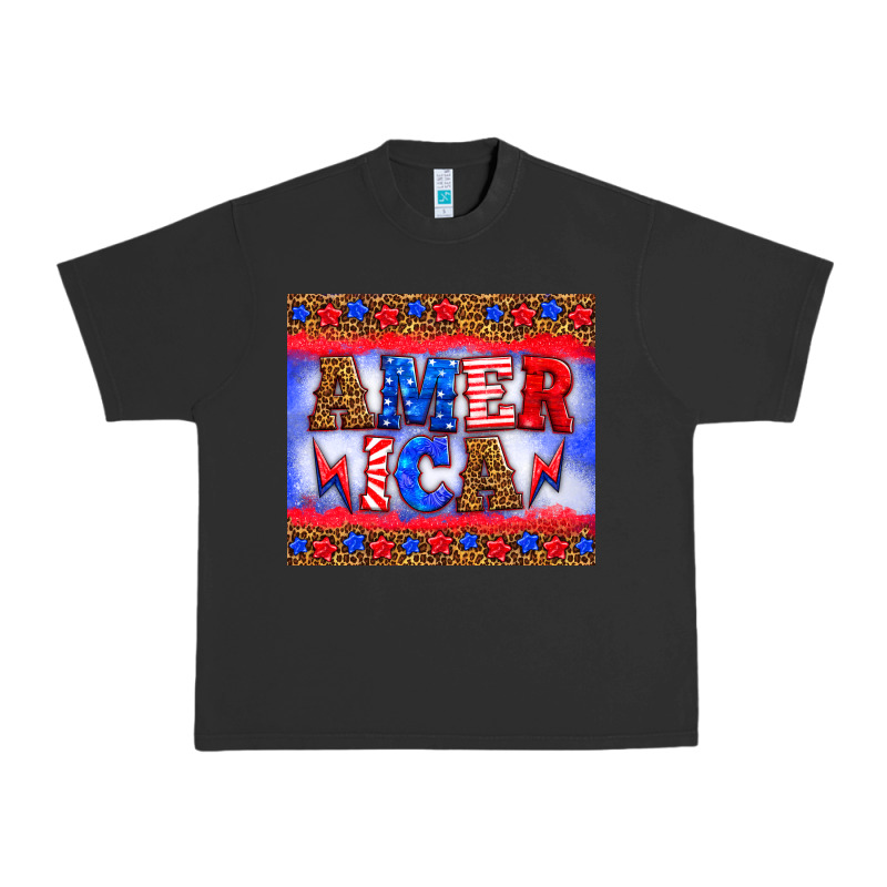 America Thunderbolt Urban Heavy Tee by HRA Design Shop | Teevron