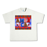 Pistachio america thunderbolt Urban Heavy Tee - HRA Design Shop