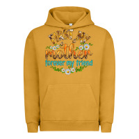 Pigment Peanut Butter First My Mother Forever My Friend with Daisies Urban Hoodie - texasbilliewilder