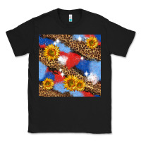Black western 4th of july seamless pattern Classic Tee - BundleAndBundleShop