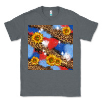 Charcoal Heather western 4th of july seamless pattern Classic Tee - BundleAndBundleShop