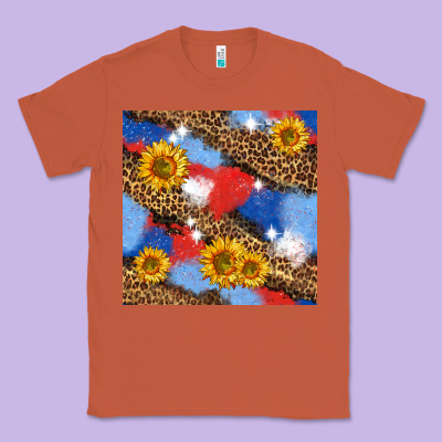 Western 4th Of July Seamless Pattern Classic Tee Designed By Bundleandbundleshop