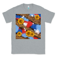 Heather Grey western 4th of july seamless pattern Classic Tee - BundleAndBundleShop