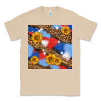 Mushroom western 4th of july seamless pattern Classic Tee - BundleAndBundleShop