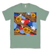 Sage western 4th of july seamless pattern Classic Tee - BundleAndBundleShop