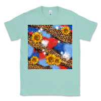 Seafoam western 4th of july seamless pattern Classic Tee - BundleAndBundleShop