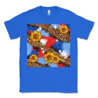 True Royal western 4th of july seamless pattern Classic Tee - BundleAndBundleShop